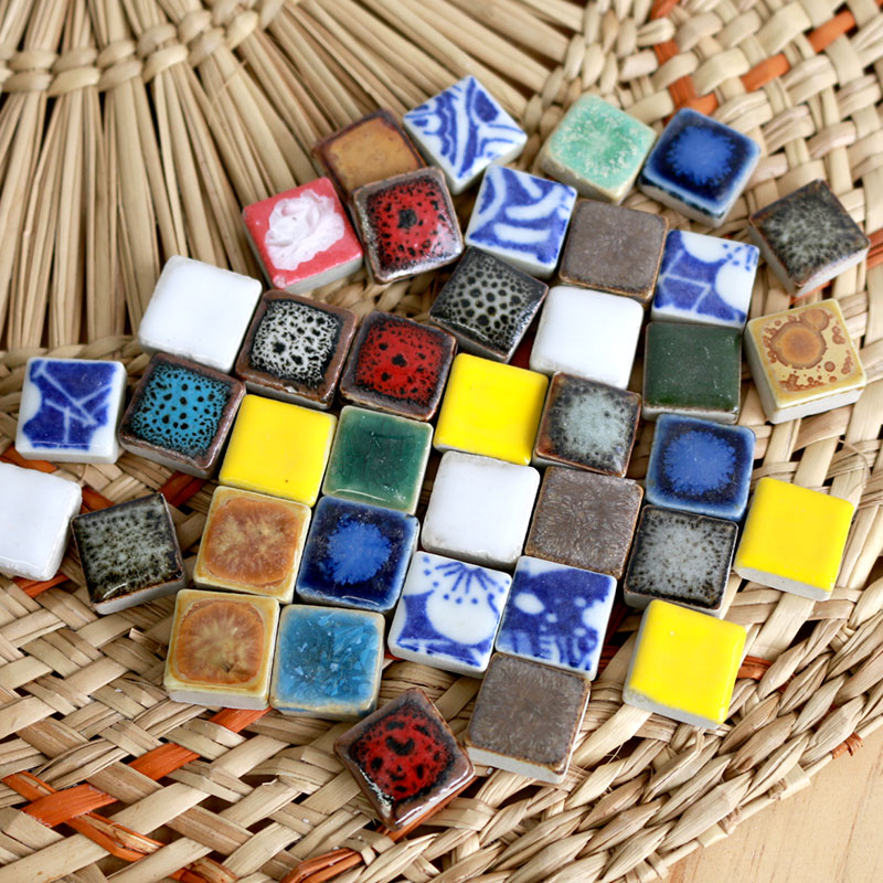 100g 200gDIY Ceramic Mosaic Fr - Ceramic Tile Blank ulasan dan harga