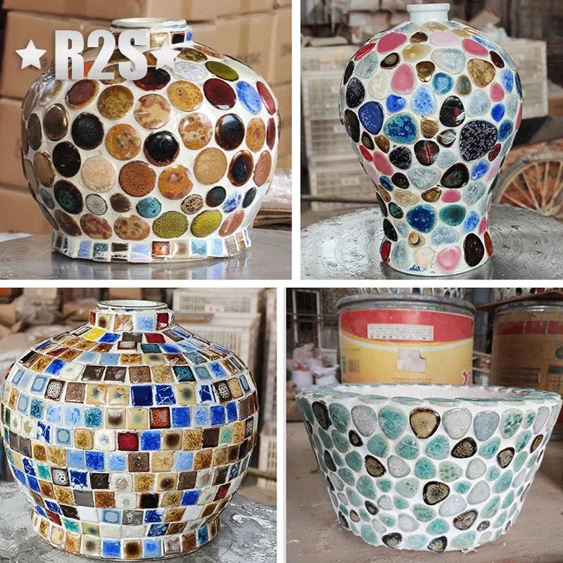 100g 200gDIY Ceramic Mosaic Fr - Ceramic Tile Blank ulasan dan harga