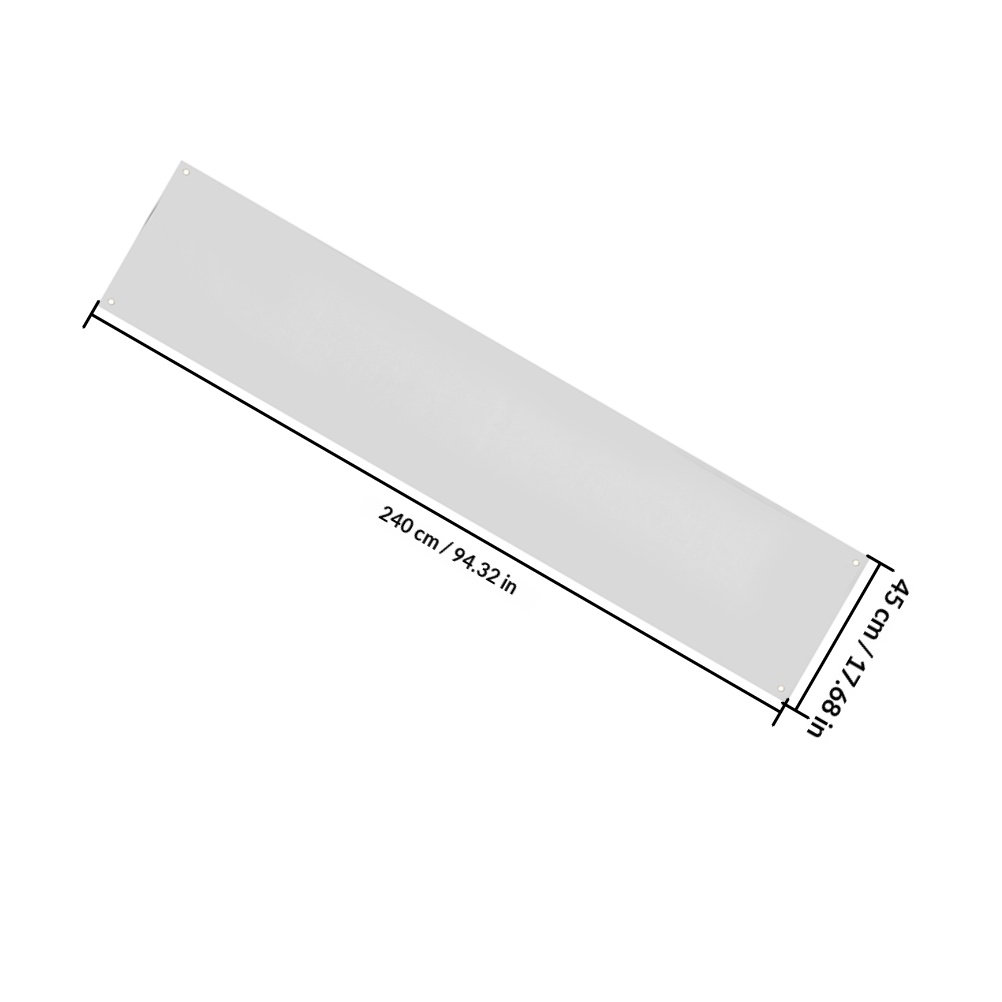 Large Blank DIY Banner White B - Yard Sign Blank ulasan dan harga