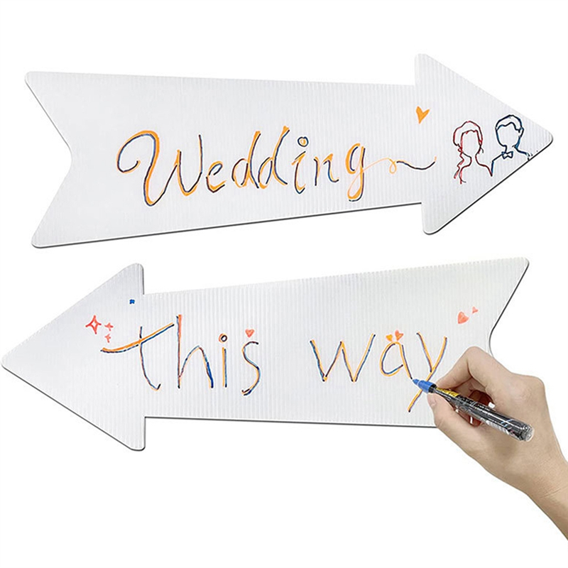 HRBAJ-Directional Arrows Signs - Yard Sign Blank ulasan dan harga
