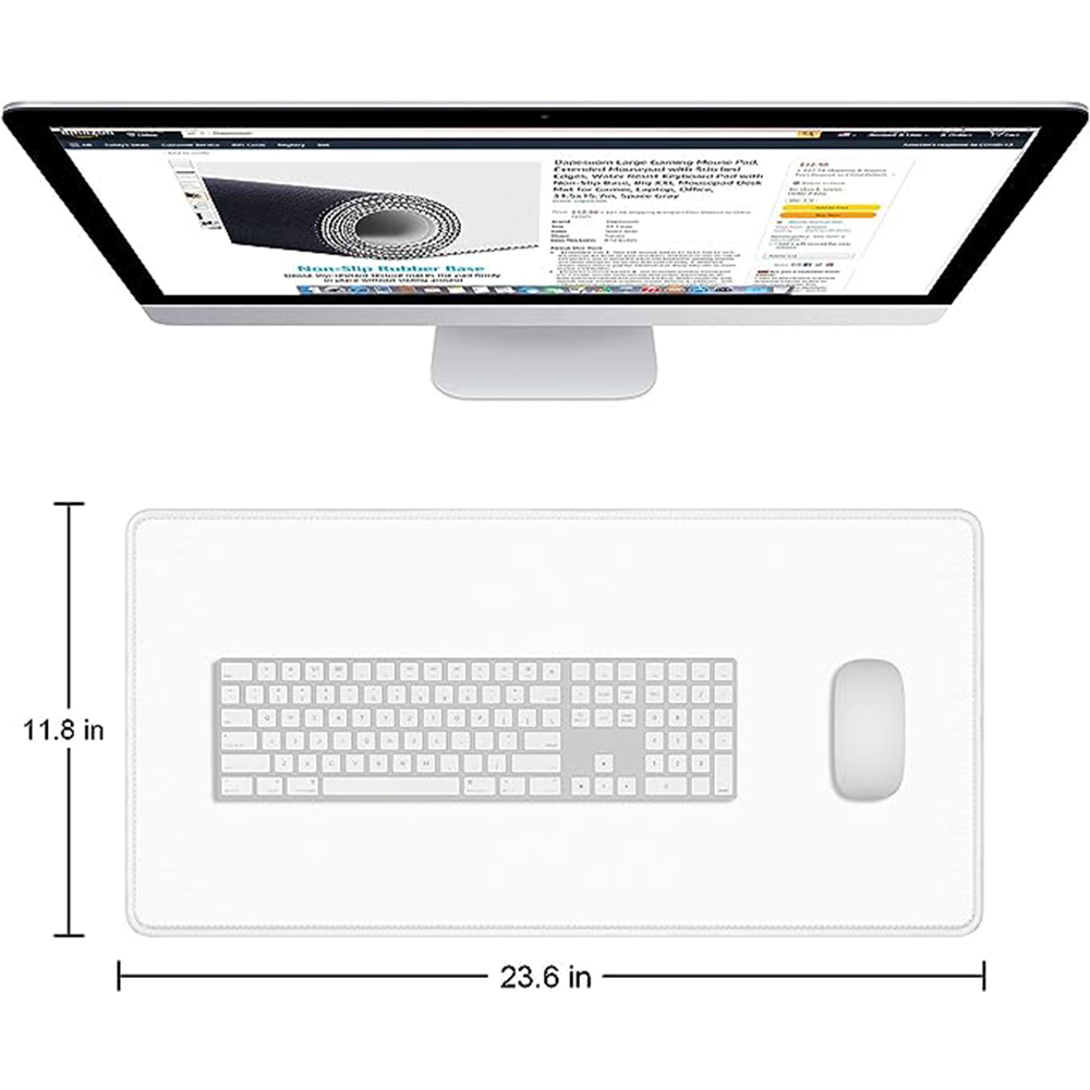 Large Mouse Pad Lvory White Ex - Mouse Pad Blank Sublimation ulasan dan harga