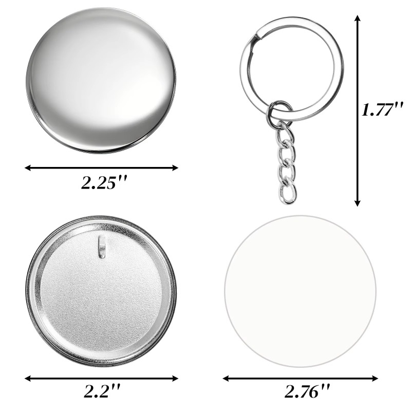100 Sets 58 Mm/ 44 Mm Button M - Button Badge Blank ulasan dan harga