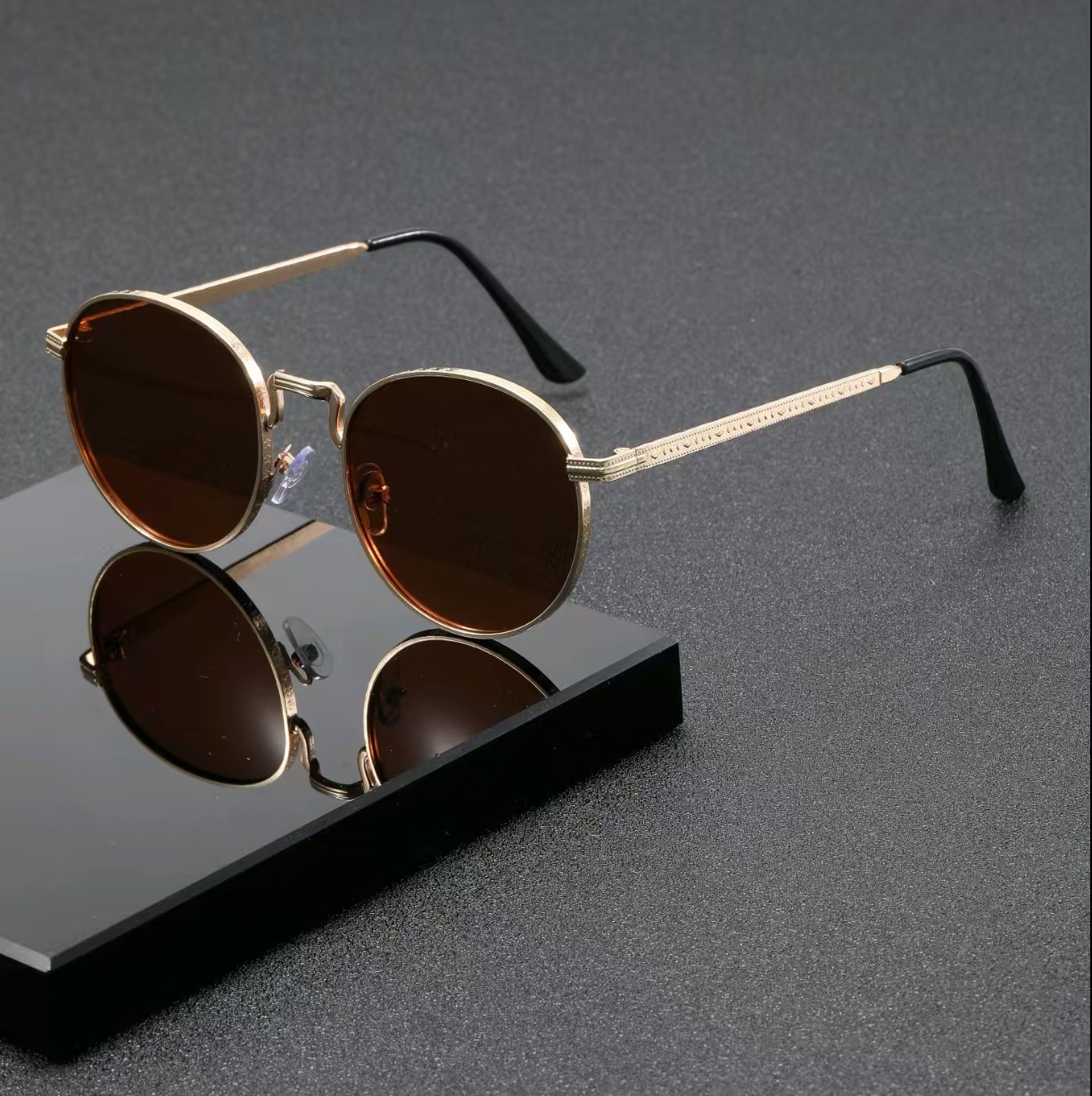 1PCS Retro Oval Narrow Frame S - Metal Photo Panel ulasan dan harga