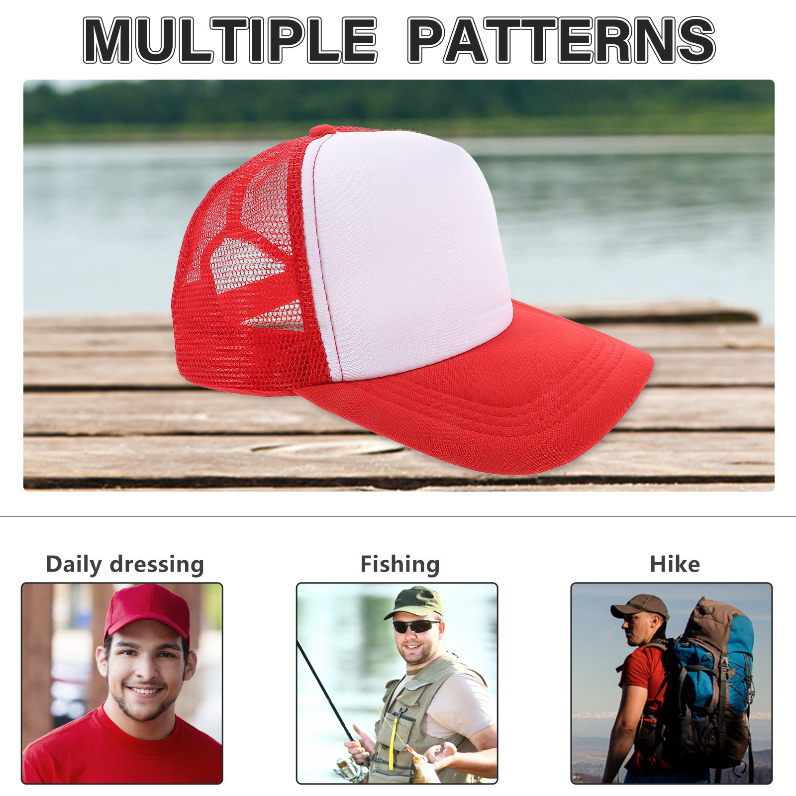 10Pcs DIY Blank Baseball Hats  - Hat Sublimation Blank ulasan dan harga
