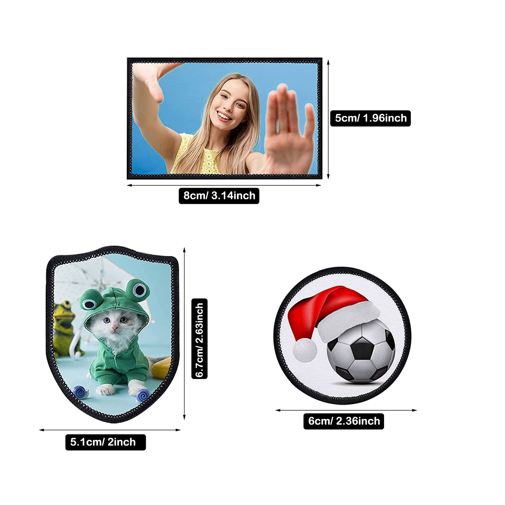 30Pc Sublimation Patches Fabri - Hat Sublimation Blank ulasan dan harga