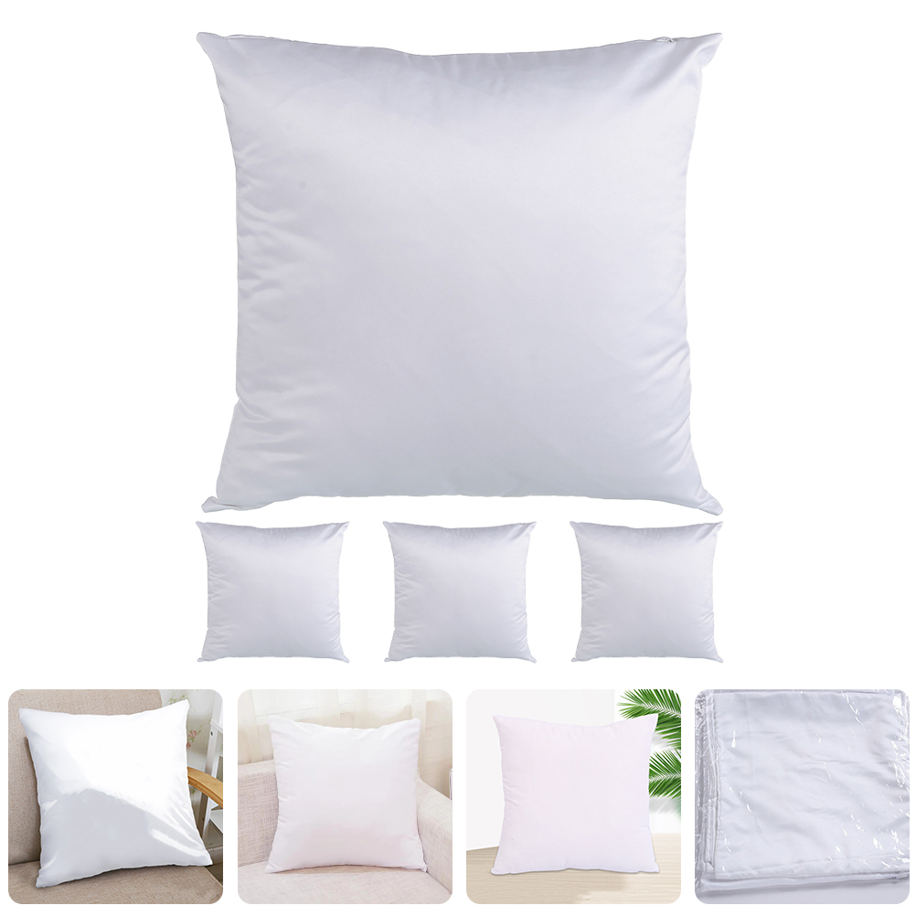 4Pcs White Sublimation Pillow  - Pillow Cover Sublimation ulasan dan harga