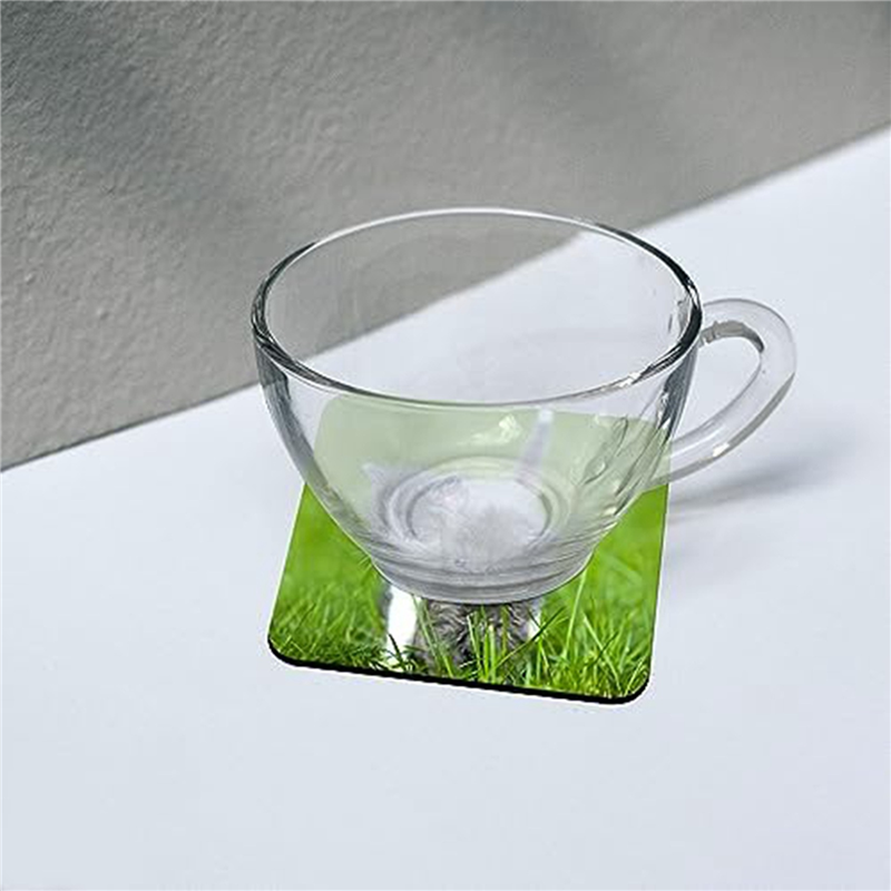 ABGE-40 PCS Sublimation Coaste - Coaster Sublimation Blank ulasan dan harga