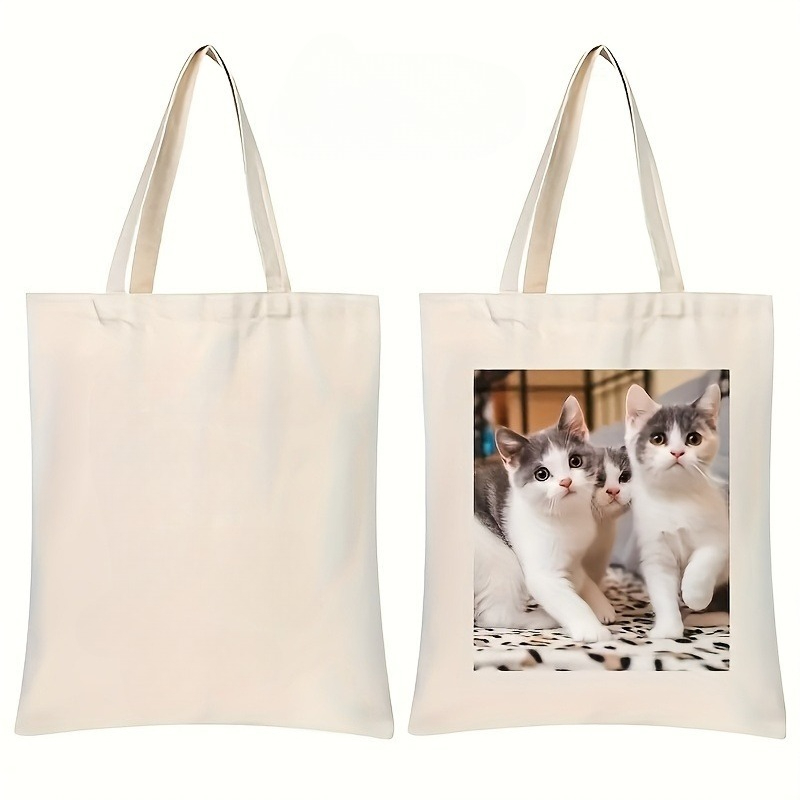 5 Pcs Sublimation Tote Bags, R - Tote Bag Sublimation ulasan dan harga