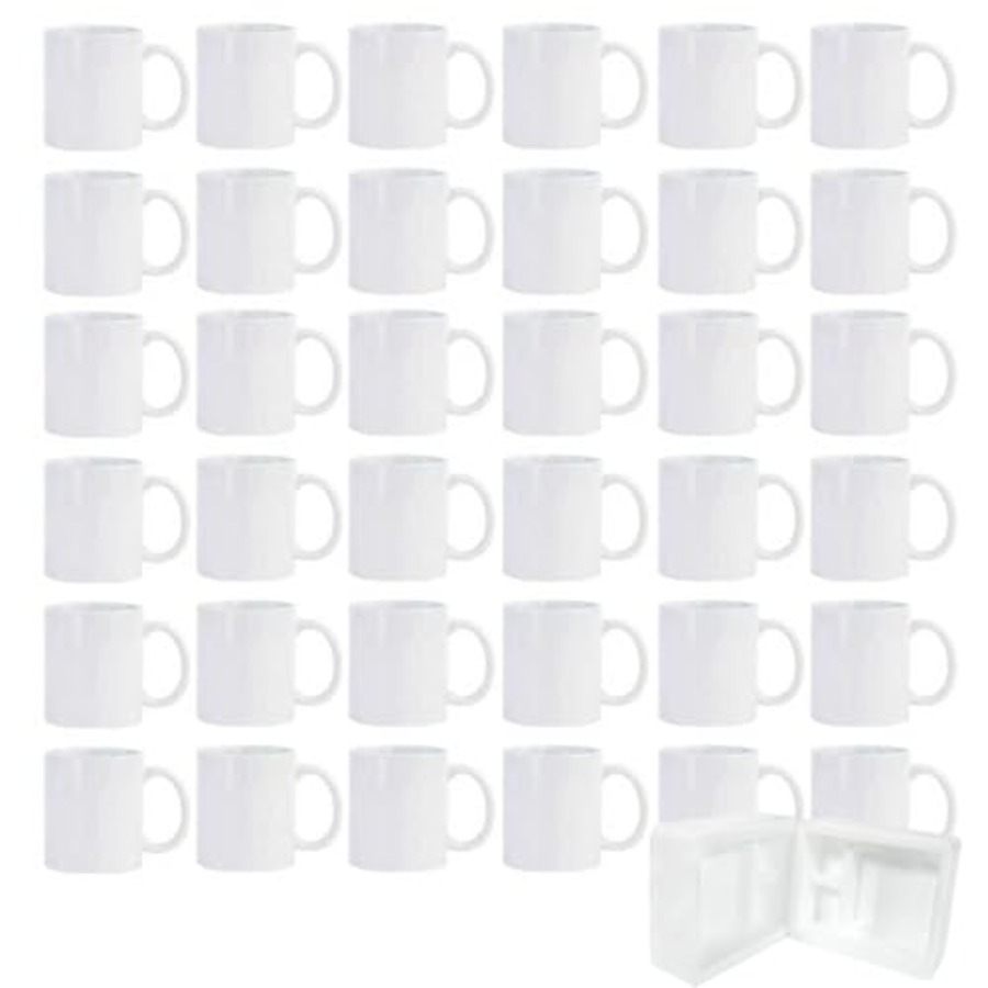 36pcs Sublimation Mugs 11oz Wh - Sublimation Mug White ulasan dan harga