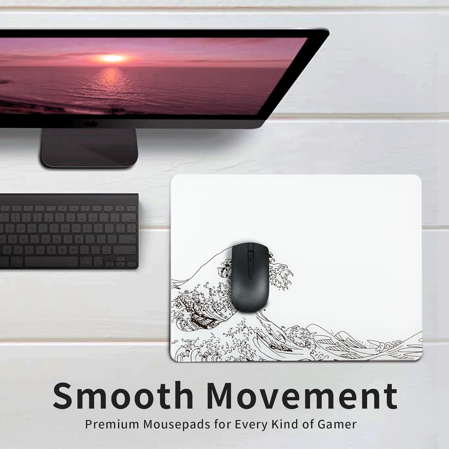 White mouse pad Game Player Pr - Mouse Pad Blank Sublimation ulasan dan harga