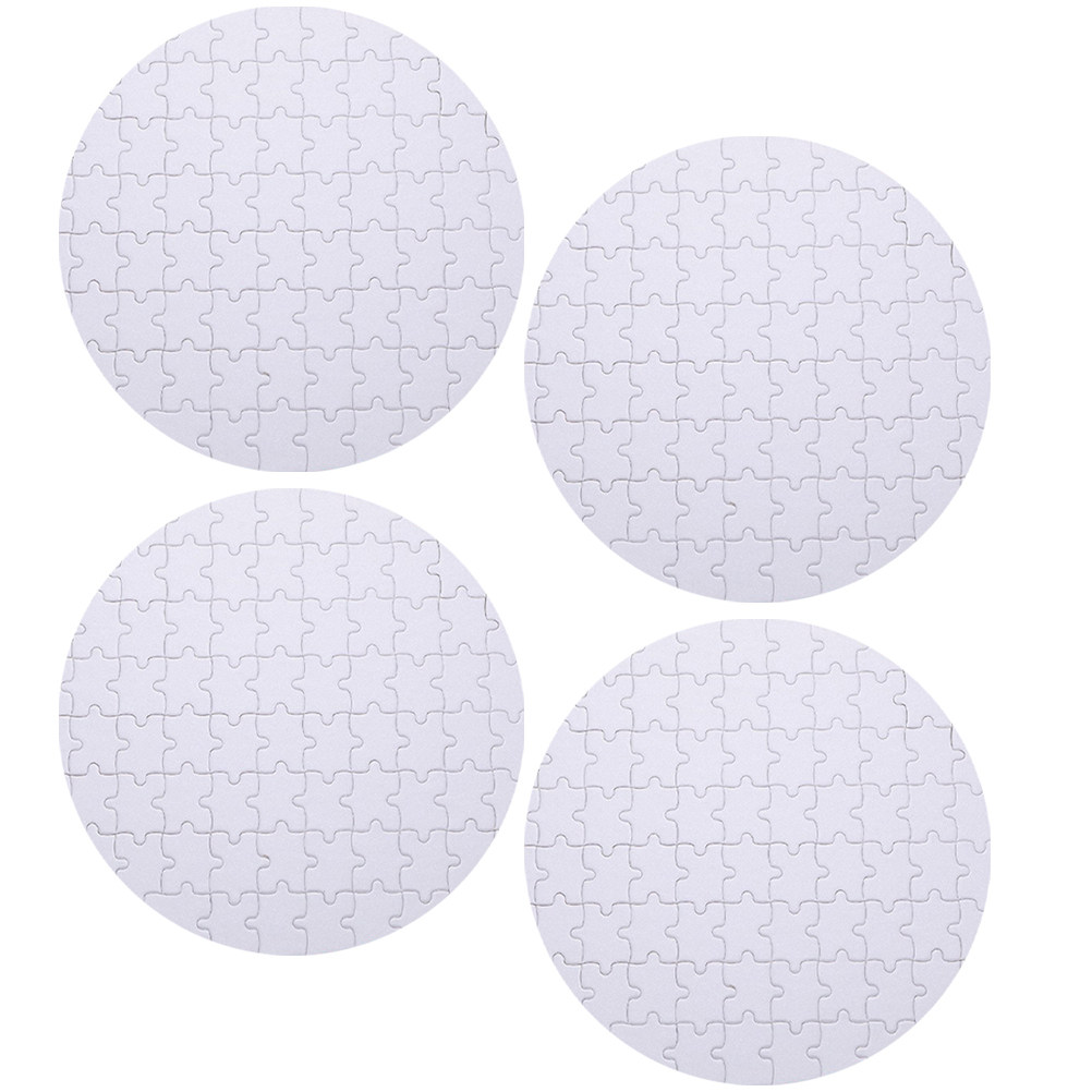 4Pcs Blank Sublimation Puzzles - Puzzle Blank White ulasan dan harga