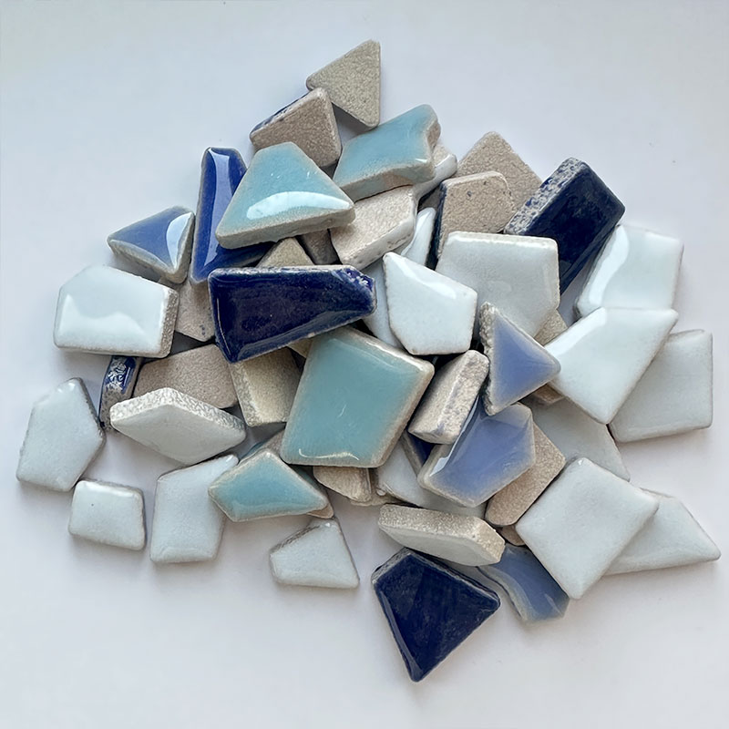 DIY 100g irregular Porcelain M - Ceramic Tile Blank ulasan dan harga