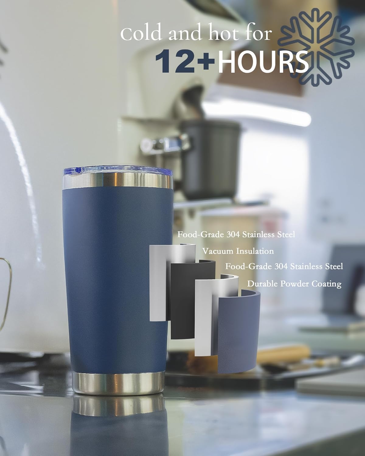 20oz Leakproof Travel Coffee T - Tumbler 20Oz White ulasan dan harga