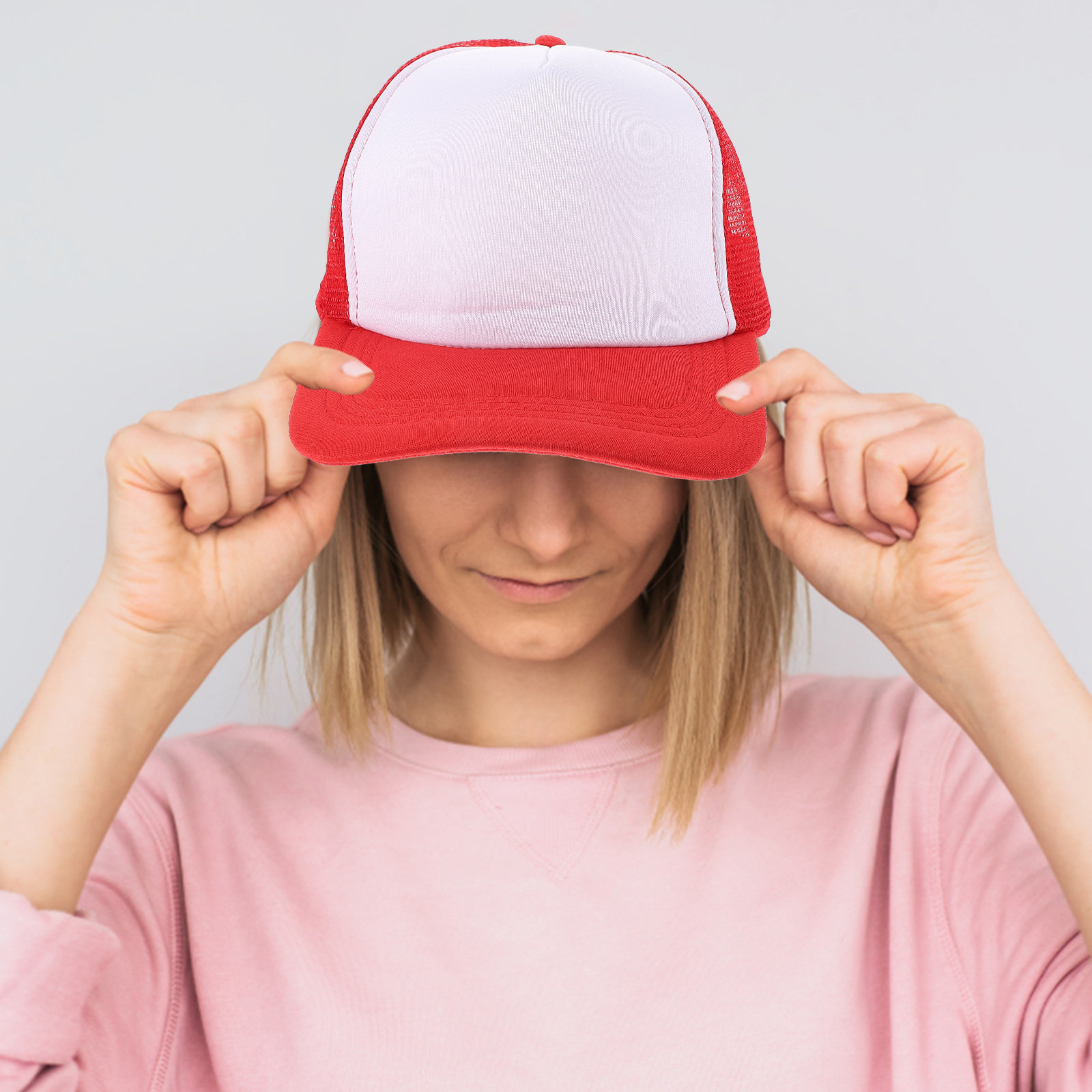 10Pcs Blank Mesh Baseball Hat  - Hat Sublimation Blank ulasan dan harga