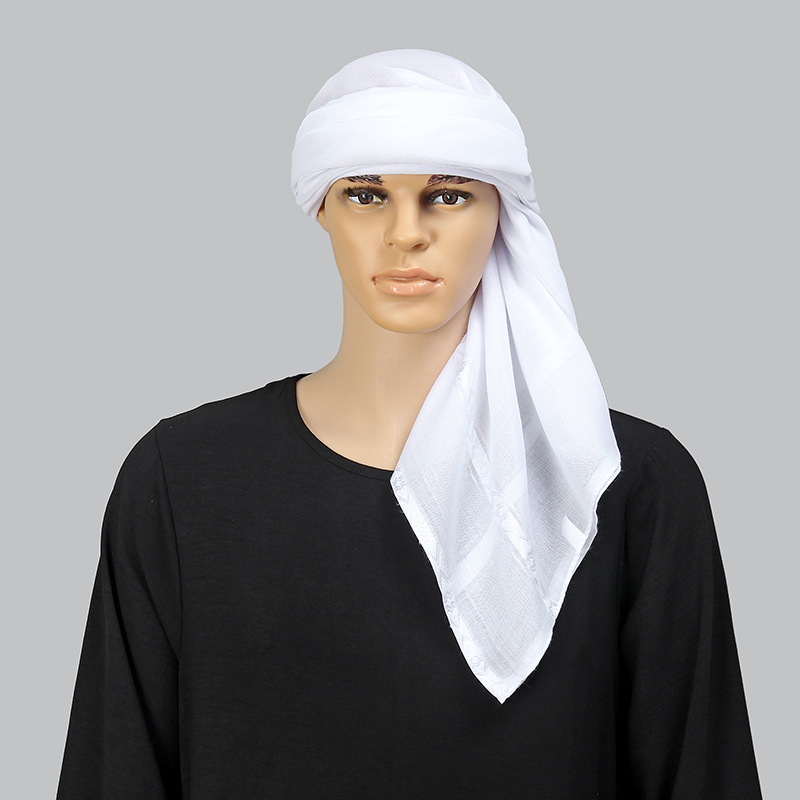 Wholesale 3pcs Set Ethnic Scar - Bandana Blank White ulasan dan harga