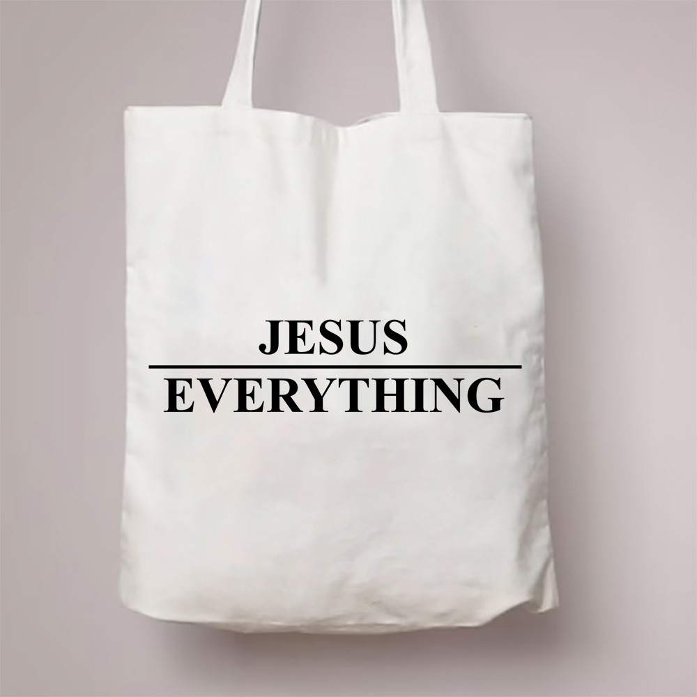 All My Hope Is in Jesus Patter - Tote Bag Sublimation ulasan dan harga