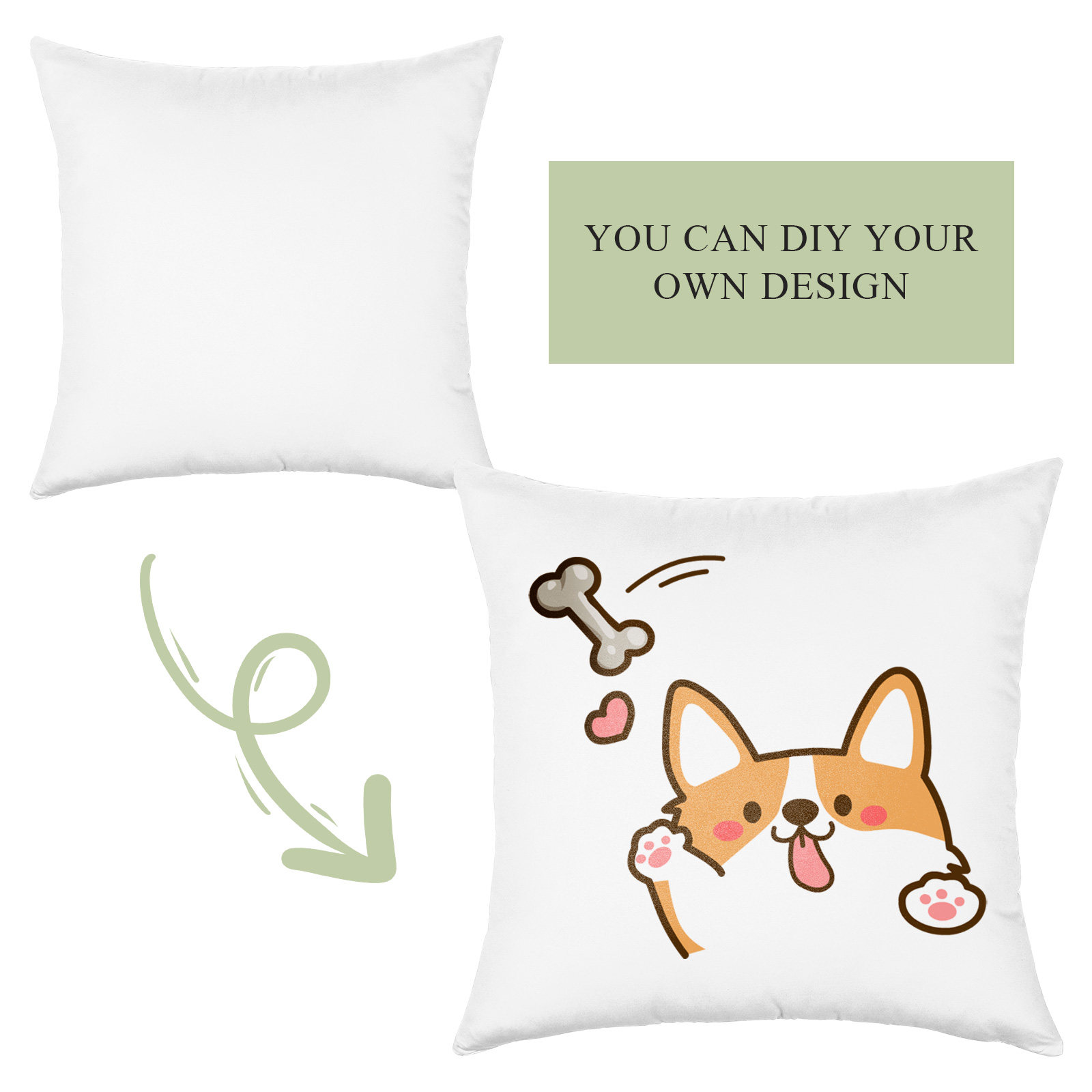 4Pcs Sublimation Pillow Cases  - Pillow Cover Sublimation ulasan dan harga
