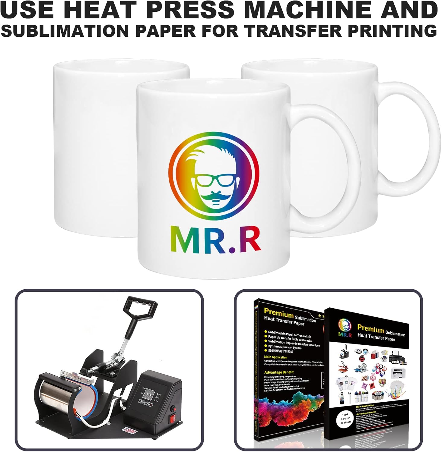 Set of 36 Sublimation Blanks D - Sublimation Mug White ulasan dan harga