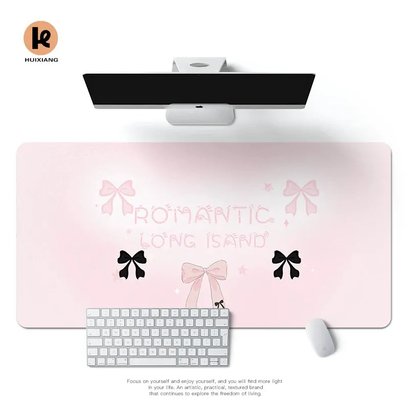 Simple Korean Bow Pu Leather M - Mouse Pad Blank Sublimation ulasan dan harga