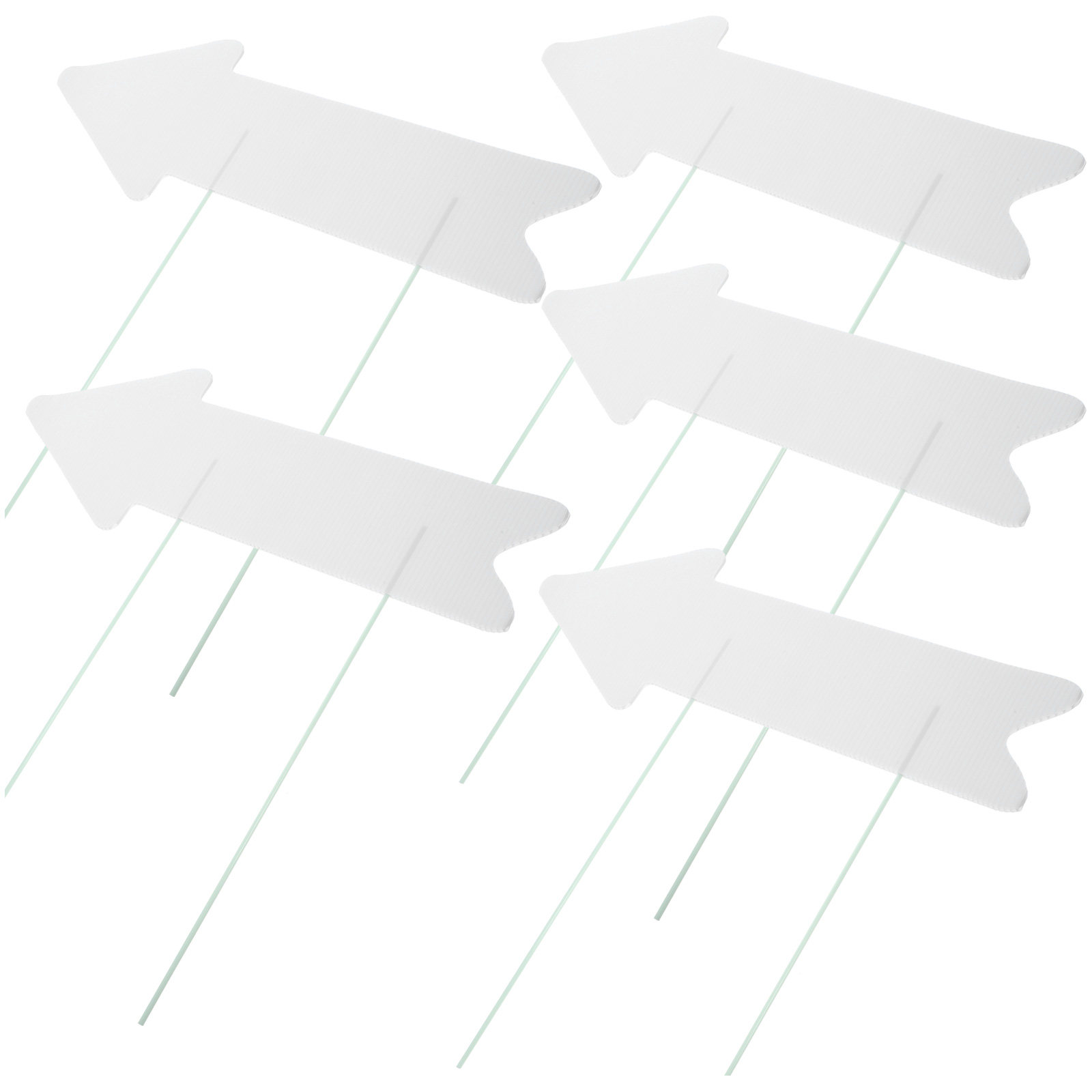 5Pcs Blank Yard Signs Plastic  - Yard Sign Blank ulasan dan harga
