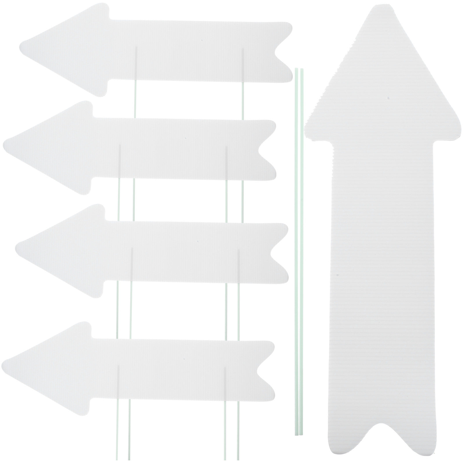 5Pcs Blank Yard Signs Plastic  - Yard Sign Blank ulasan dan harga