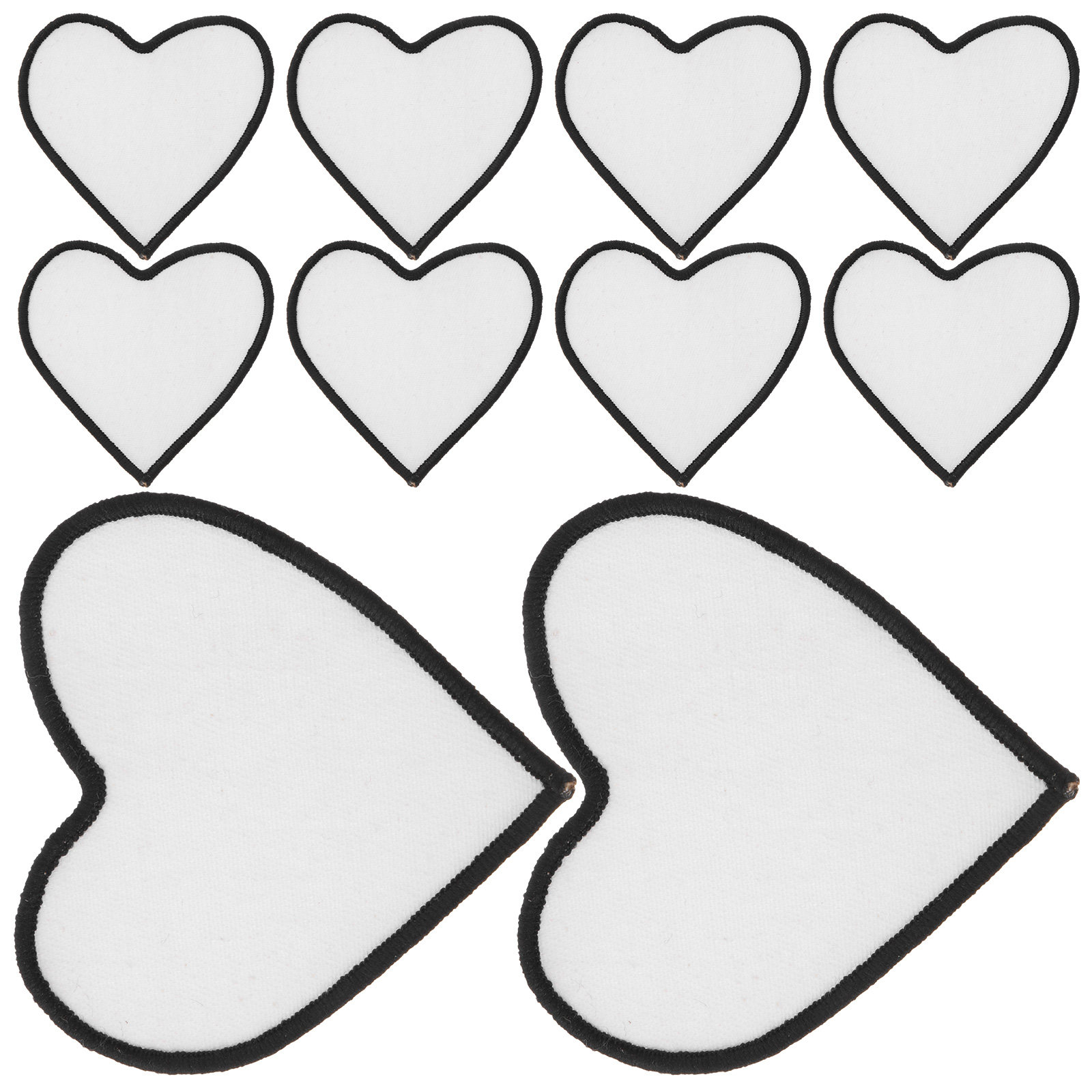 10Pcs Blank Iron-on Patch Heat - Hat Sublimation Blank ulasan dan harga