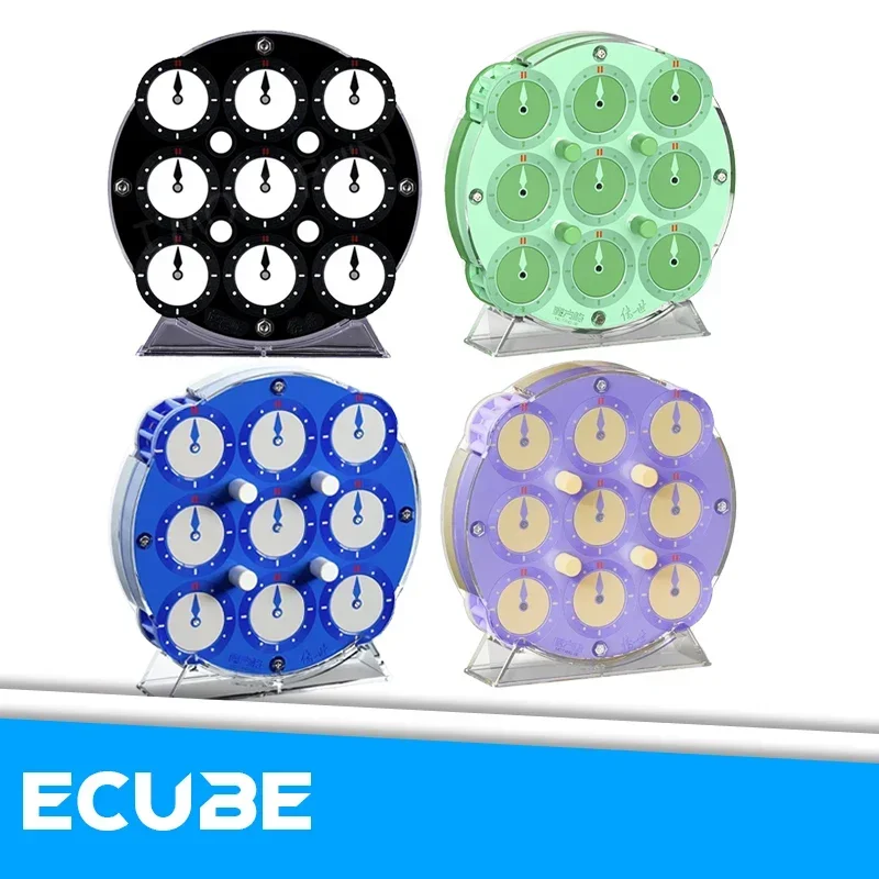 [ECube] QiYi Clock Puzzle Magn - Puzzle Blank White ulasan dan harga